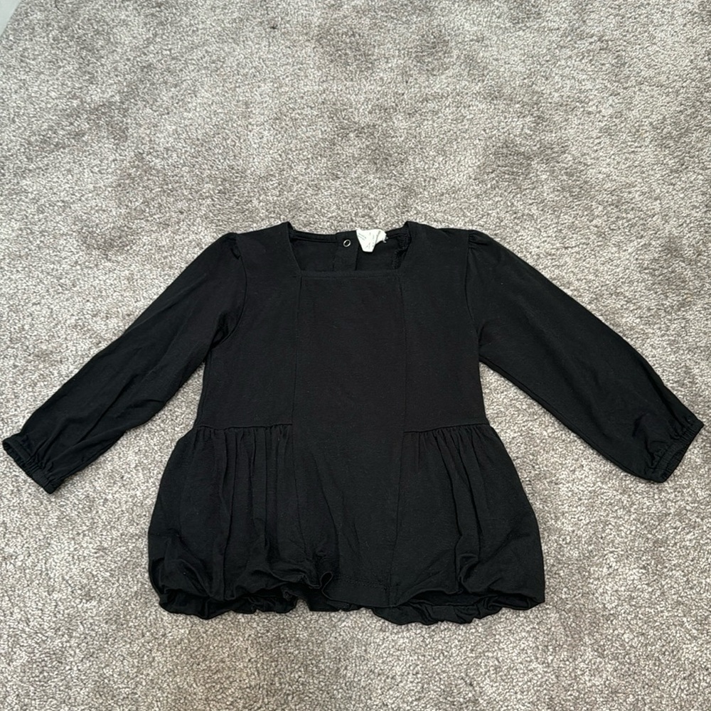 Kate Quinn Black Ballerina Bubble Top